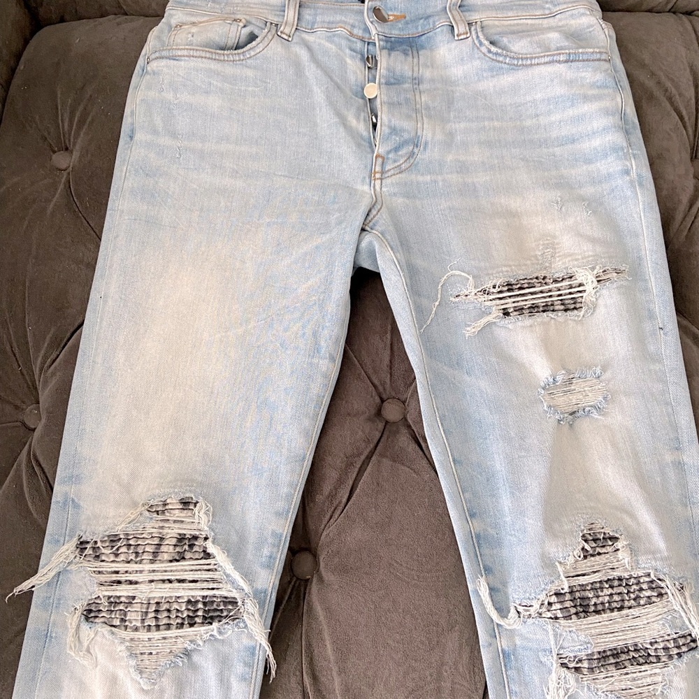 Amiri blue jeans